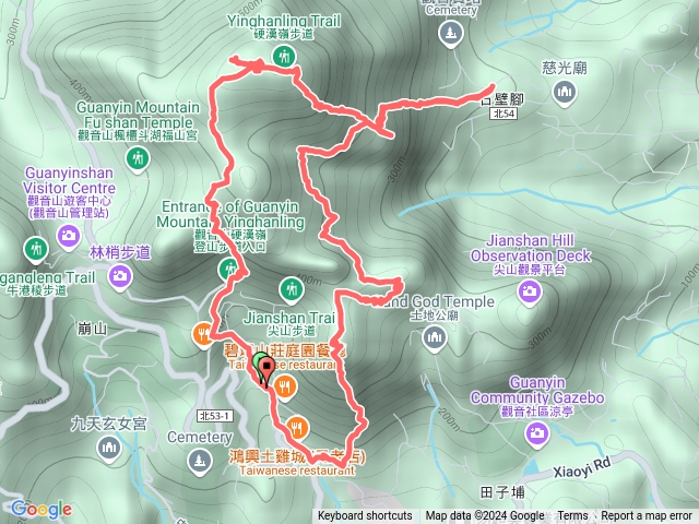 觀音山小北叉北橫旺寮龍形古道硬漢嶺預覽圖