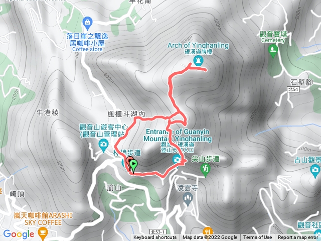 八里觀音山硬漢嶺小 O