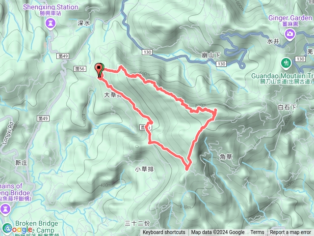 關刀山西北峰主峰預覽圖