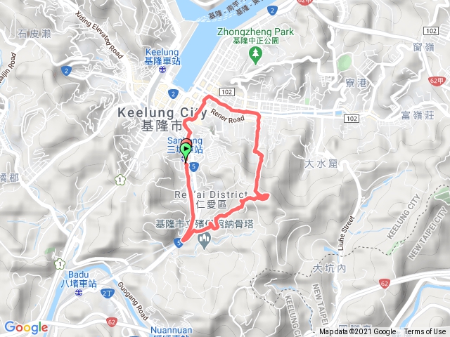 三坑車站-紅淡山-劉銘傳路O型