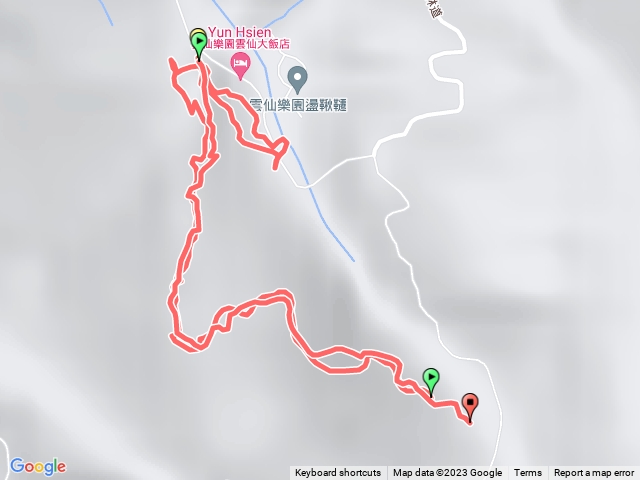 內洞7K到雲仙後山步道