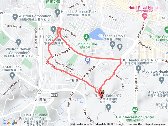新竹科學園區秋午漫遊