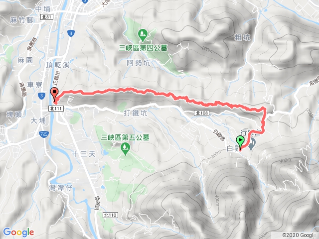 王公坑山(公車族的登山路線~白雞路線公車)