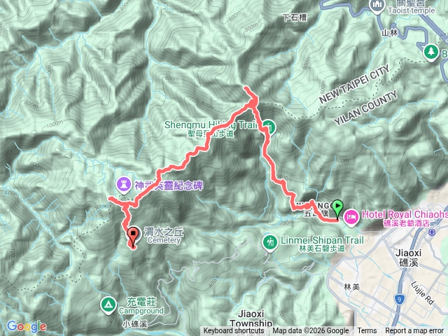 幸褔04-22宜蘭三聖烘縱走.gpx預覽圖