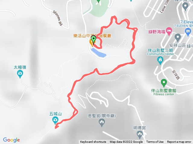 山中湖文筆山登山口-天上山縱走-五城山原路折返