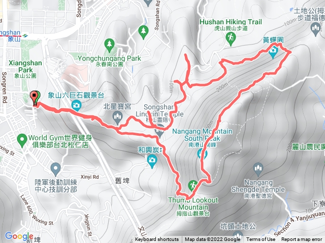 2022-0929_四獸山連走（象山-拇指山-南港山-九五峰-虎山-豹山-獅山）小O
