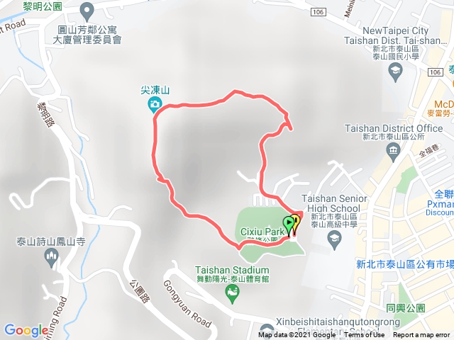 尖凍山登山步道O型