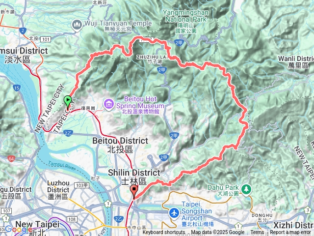 行天宮北投分園_劍潭捷運站_越野預覽圖