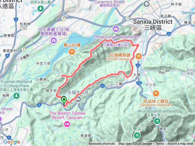 大溪龍山寺-鳶山-鳶尾-二鬮山o型預覽圖