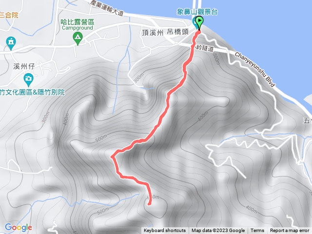 竹山 溪州大山縱走陳東坑山(象鼻山景觀台起登 原路返回)