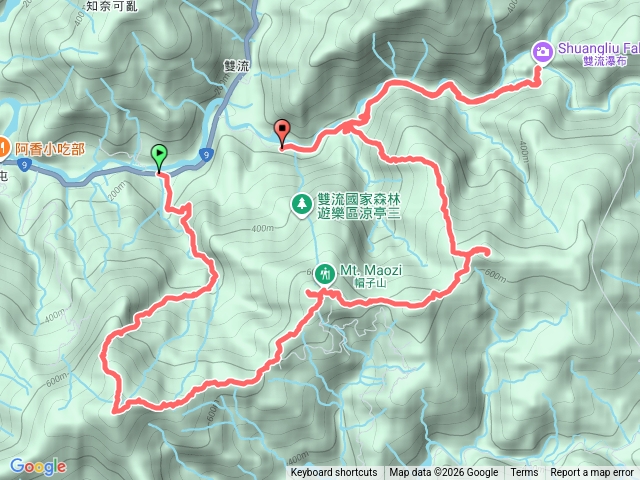 雙流三花縱走預覽圖