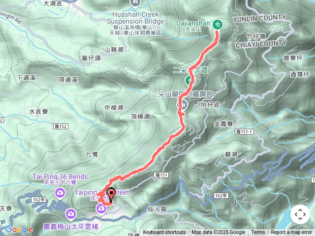 雲嘉五連鋒縱走