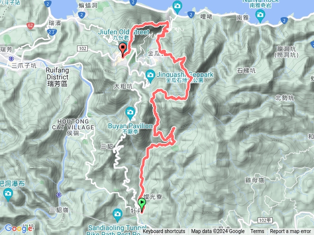 貂山古道、半屏山、茶壺山、基隆山預覽圖