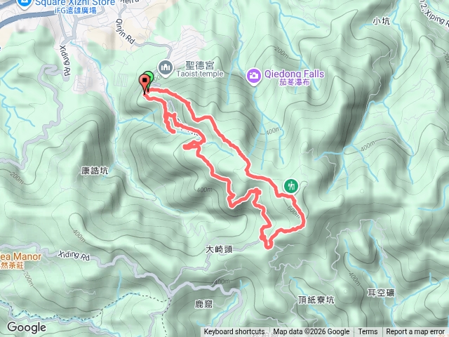 大尖山-四分尾山-秀峰瀑布預覽圖