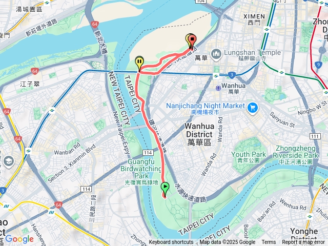 2025臺北健走趣（6）華江雁鴨自然公園步道20251005-2（騎腳踏車）預覽圖