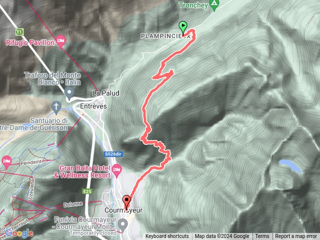 TMB庫馬約爾,Saxe山谷,白朗峰南面，庫馬約爾預覽圖