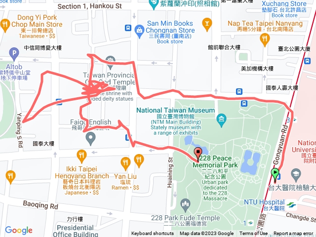 台大醫院 漢口街