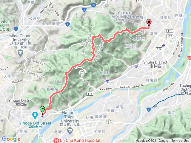 鶯歌石、大棟山、大同山大縱走