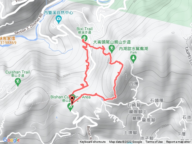 大崙頭尾親山步道，乘風堡觀景台，大崙頭山，太陽廣場，華朋觀景亭，巨木瞭望台