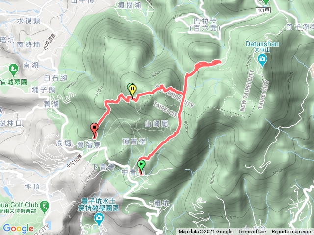 青天宮-二子坪-面天山-向天山-興福寮