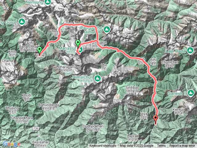馬納斯魯峰H8163M+馬納斯魯環線(Manaslu + Manaslu Circuit Trek, MCT)