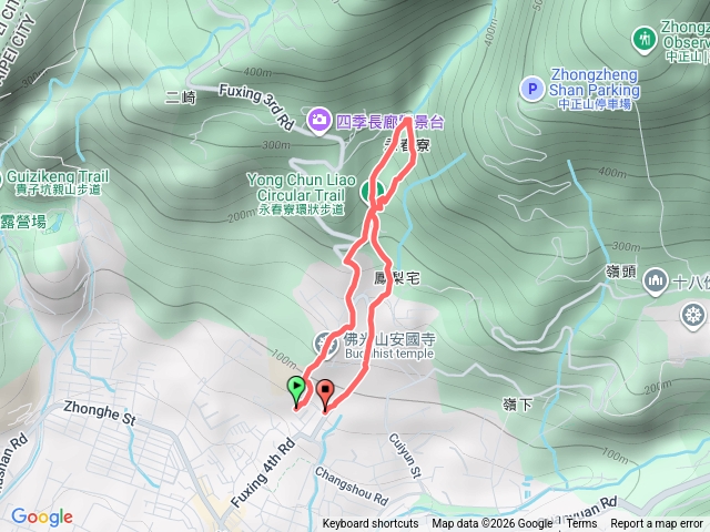 白宮山莊步道、永春寮步道預覽圖
