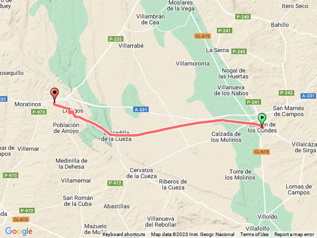 法國之路 D17 Carrión de los Condes - Terradillos de los Templarios