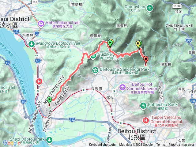 忠中縱走