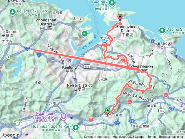 北岳四腳亭到和平島