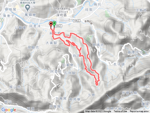 深坑向天湖古道（麻竹寮山、昇高坑山）