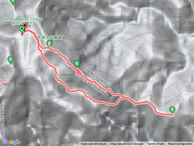 北一段D2南湖東峰、陶塞峰、馬比杉山