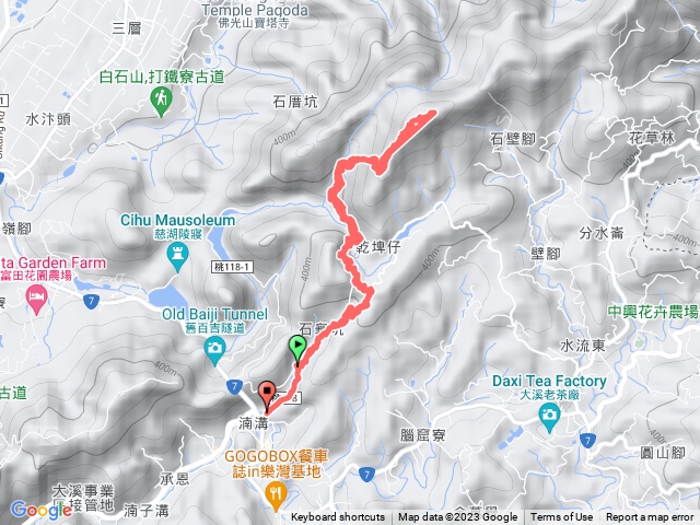 琳-白石山-湳溝出發