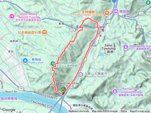火炎山慈濟茶園縱走20260613