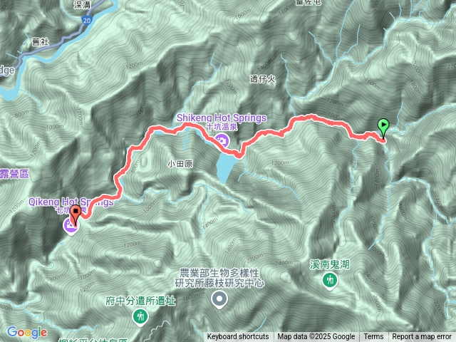 寶來溪野溪溫泉～十三坑溫泉→十坑→七坑溫泉預覽圖