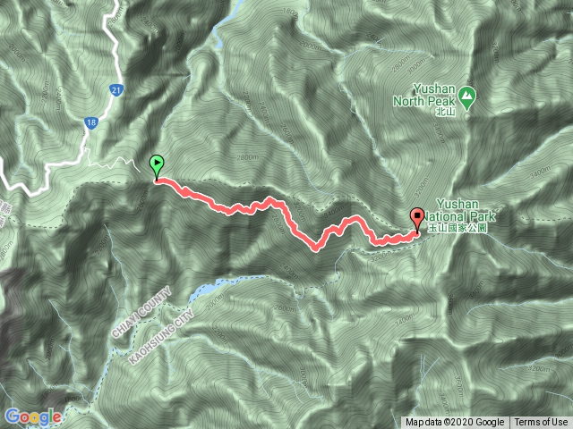 2020-12-16_排雲二晚-D1-預計-玉山南峰-東小南山-南稜線上主峰