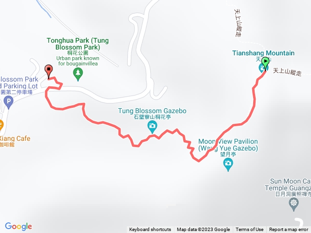 土城天上山（下山方向）