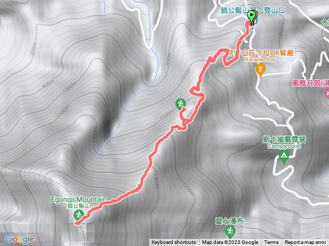 鵝公髻山（第一登山口上）