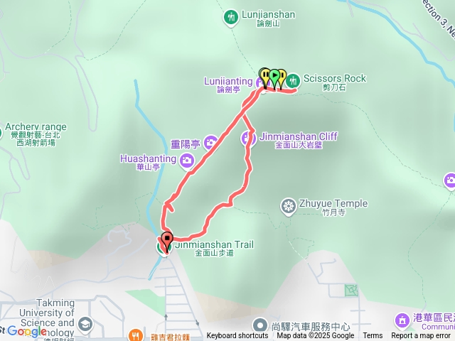 臺北金面山環型步道