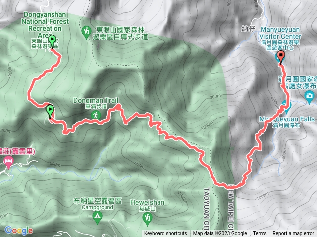 桃園－臺灣百大必訪步道東滿步道202312301617