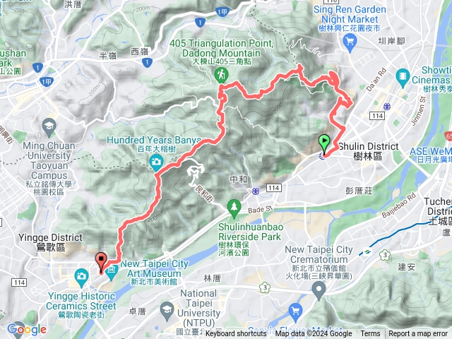 樹鶯縱走_大同山，大棟山