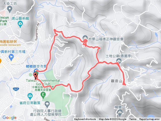 南投市 土地公嶺/香園亭登山步道