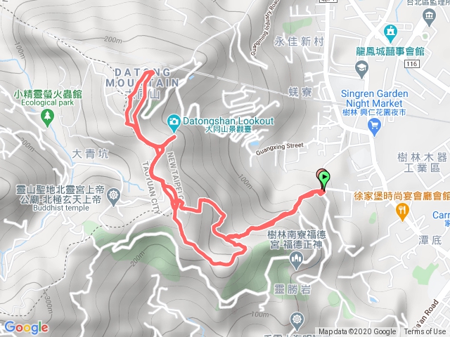 樹林大同山-青龍嶺-三角埔頂山健走