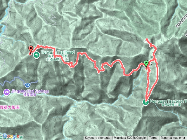 天池-奇萊南-南華-屯元