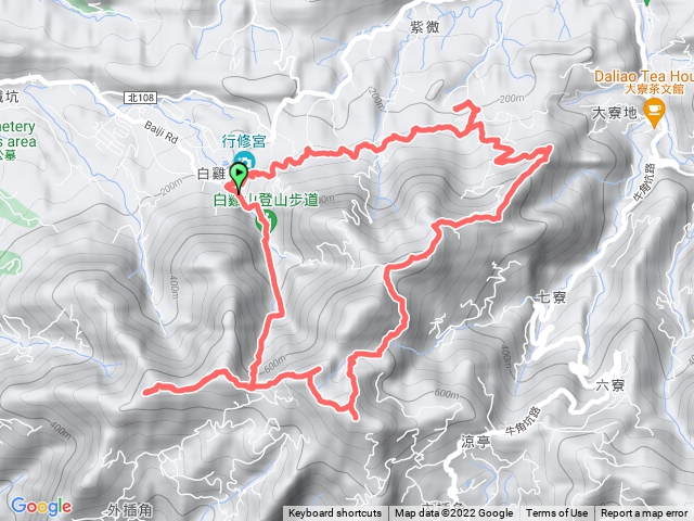 20220409白雞七山O形{含紫微鑛務課第六十五號基石}
