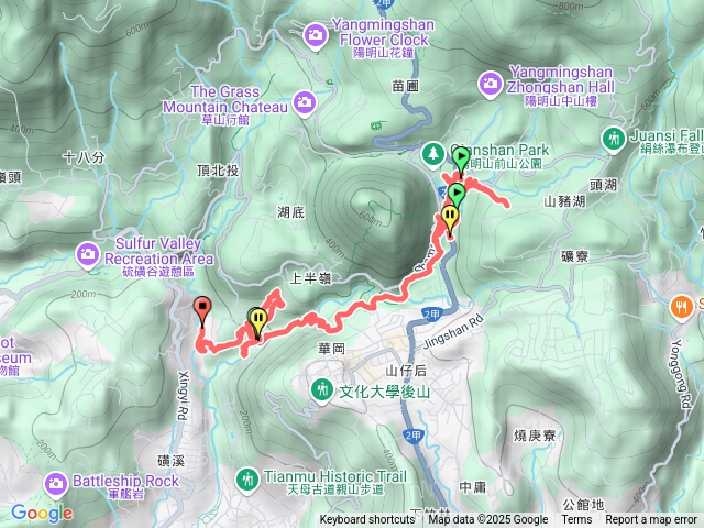 前山公園翠峰瀑布、半嶺、皇池