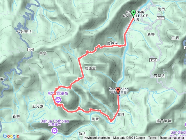 琳-侯硐火車站-柴寮古道-中坑古道-三貂嶺三層瀑布-三貂嶺火車站預覽圖