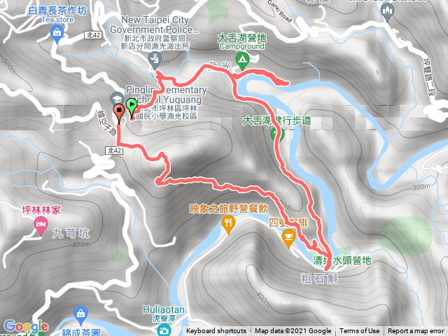 通學步道+大舌湖步道+大舌湖山O型環繞