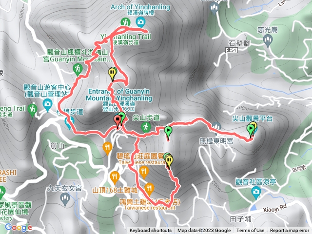 硬漢嶺登山➜小北插➜尖山➜硬漢嶺