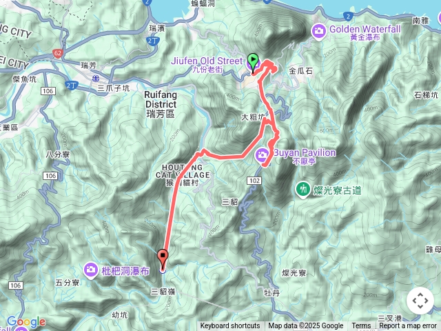 樹梅坪古道，不厭亭，大粗坑古道預覽圖