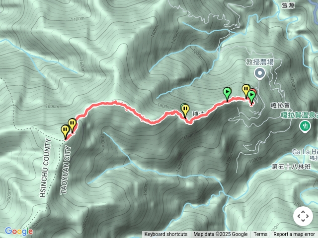把加灣山，把家灣山西峰，低陸山（鐵立庫山）